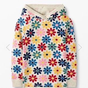 Hanna Andersson Flower Easter Reversible + Relaxed Hoodie